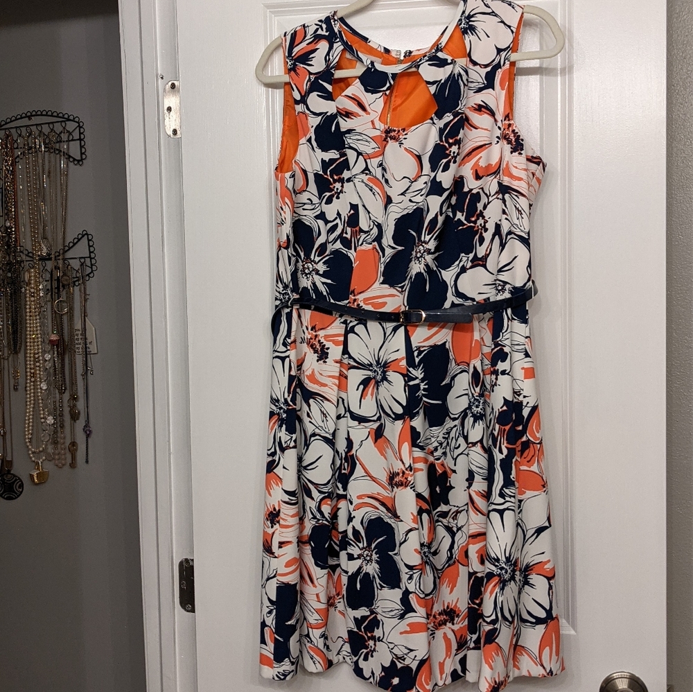 Size 14 cocktail dress floral